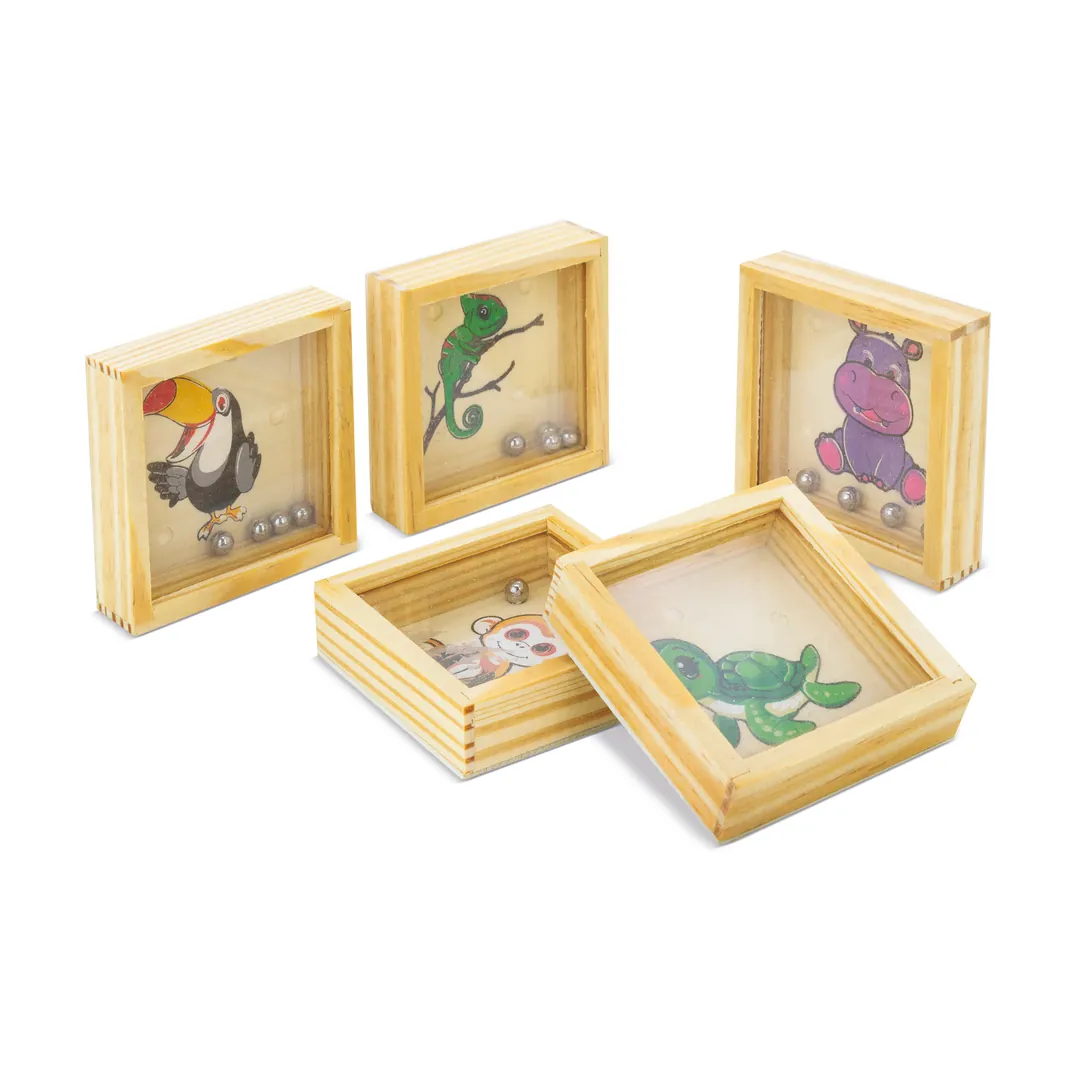 Producto personalizable Set 5 Laberintos De Madera "Jungle"
