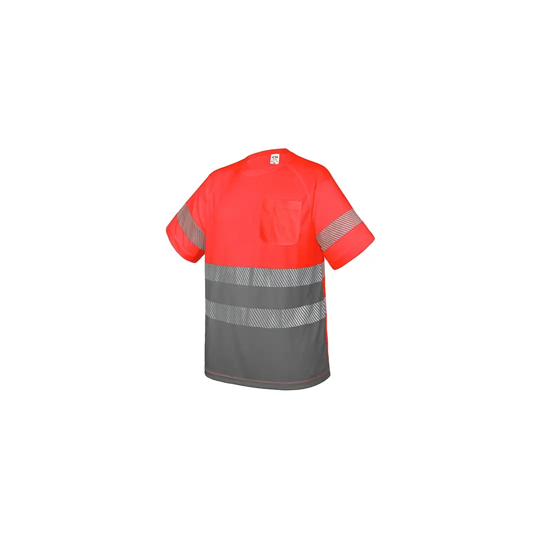 Producto personalizable Camiseta Con Bolsillo Y Bandas Reflectantes "Elást"