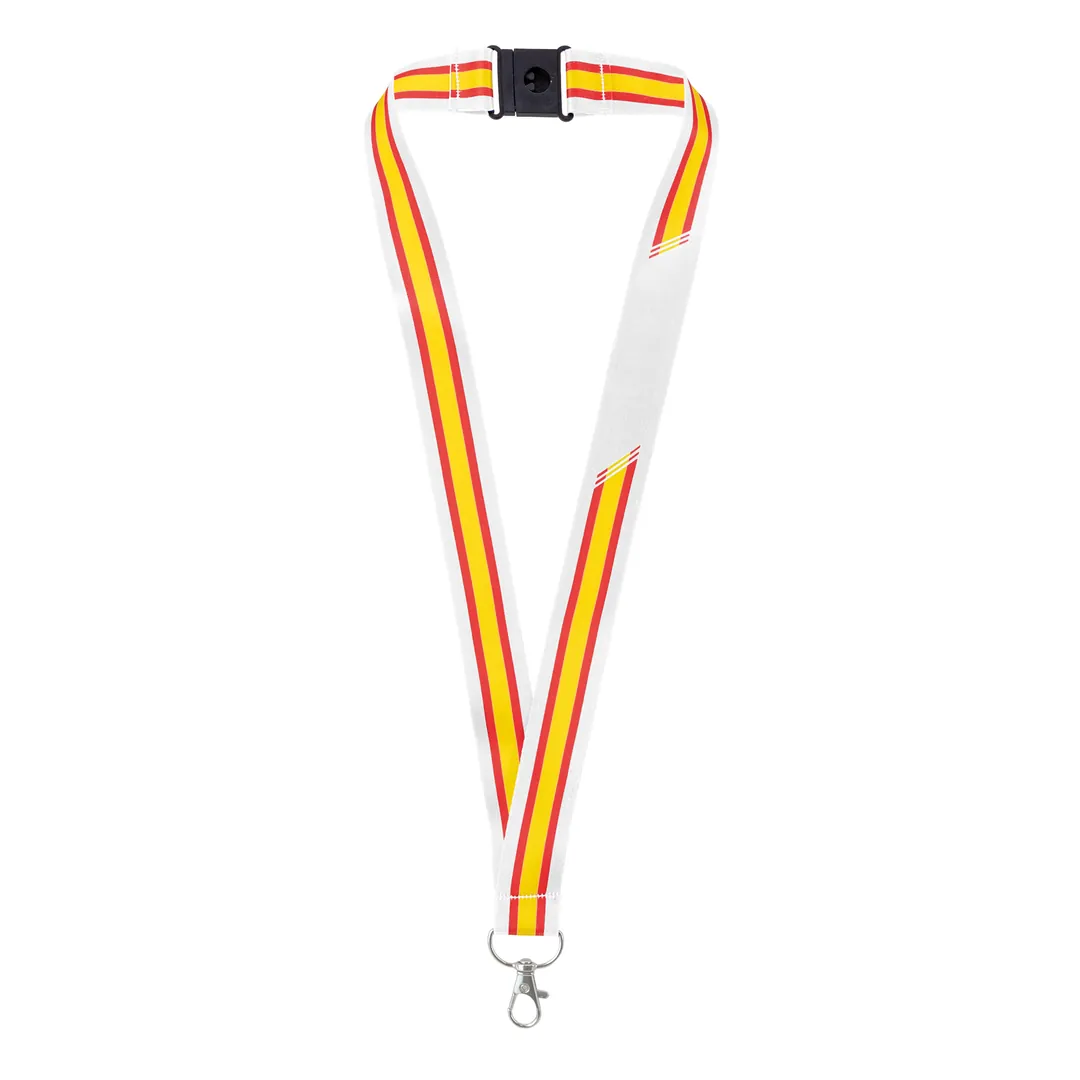 Producto personalizable Lanyard Bandera Ancha "Policia"