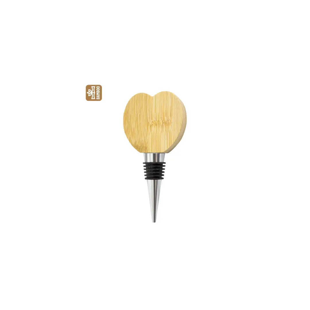 Producto personalizable Abrebotellas Tapón Bambú Natural "Antur"