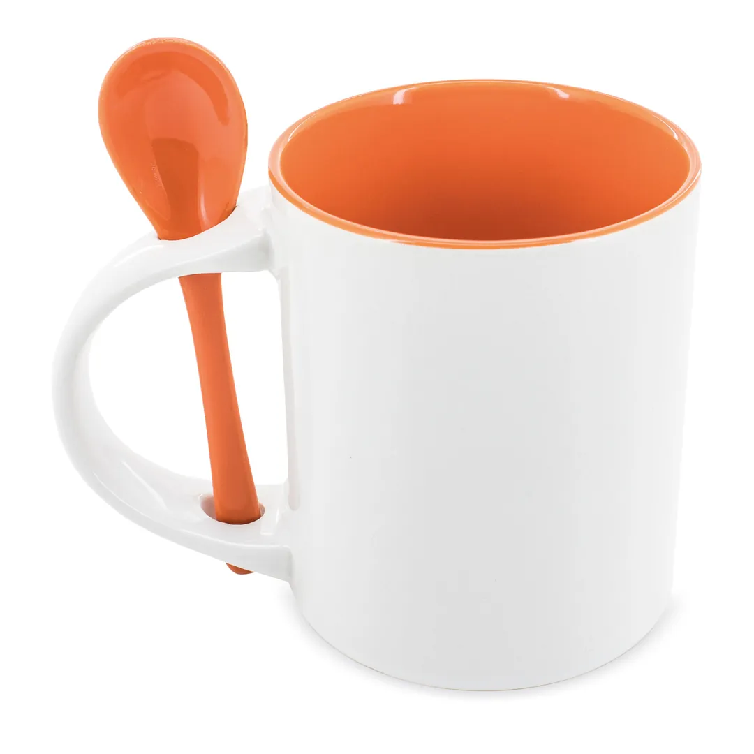 Producto personalizable Taza Sublimación con Cuchara Neiva
