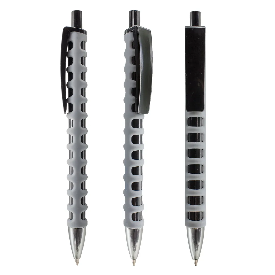 Producto personalizable Boligrafo Malla Negro/Gris
