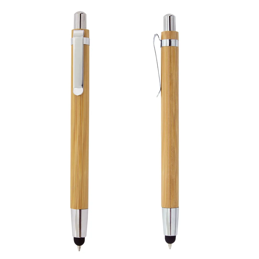 Producto personalizable Boligrafo Bambu Con Touch "Tico"
