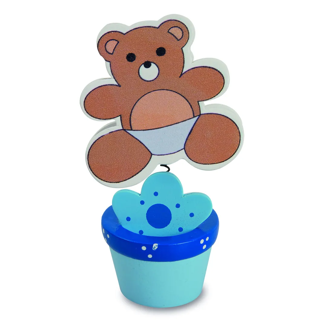 Producto personalizable Maceta Pinza Portafoto Osito
