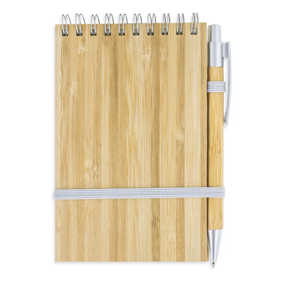 Producto personalizable Bloc Bambu Con Boligrafo Nature