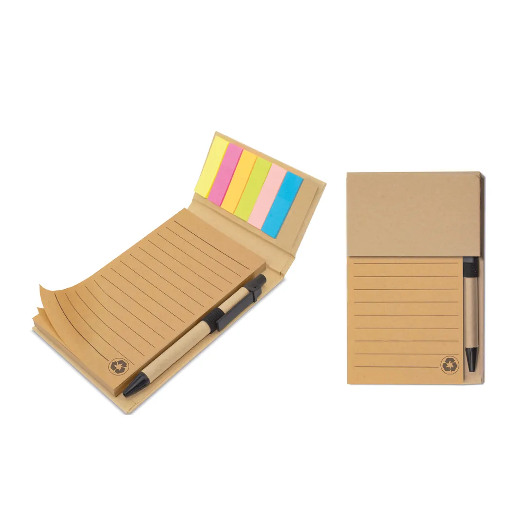 Producto personalizable Libreta Marcador Con Boligrafo De Sobremesa "Ecolife"