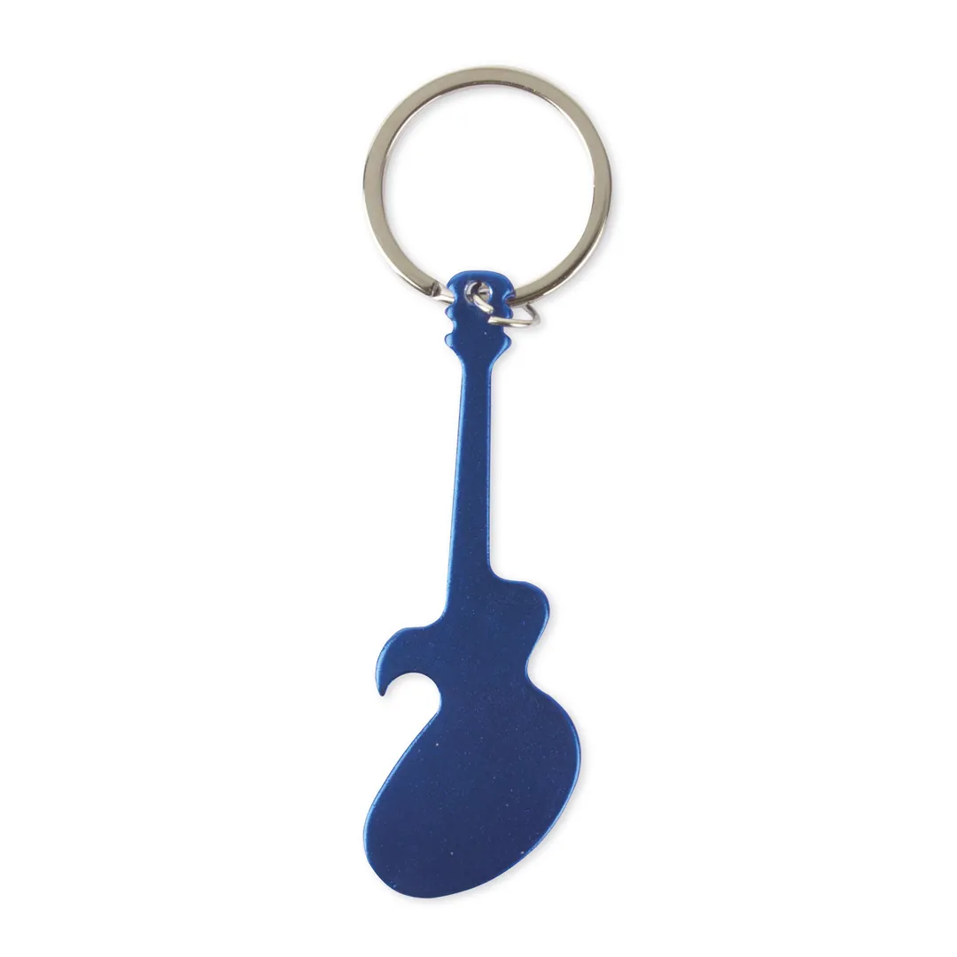 Producto personalizable Llavero Aluminio Guitarra Az