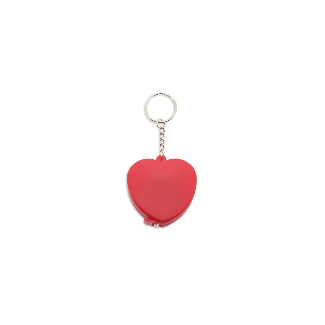 Producto personalizable Llavero Cinta Metrica "Corazon"