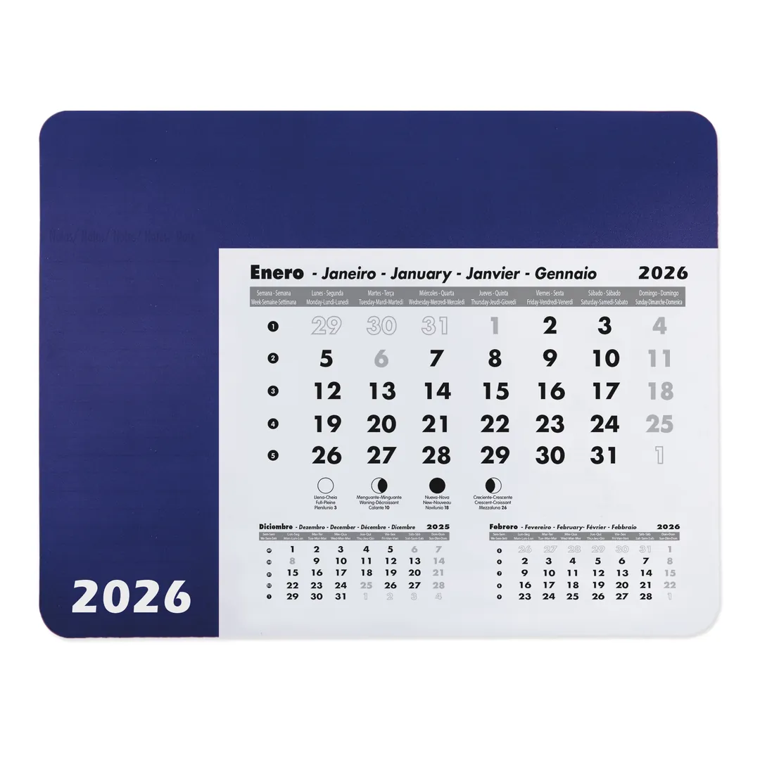 Producto personalizable Alfombrilla Calendario