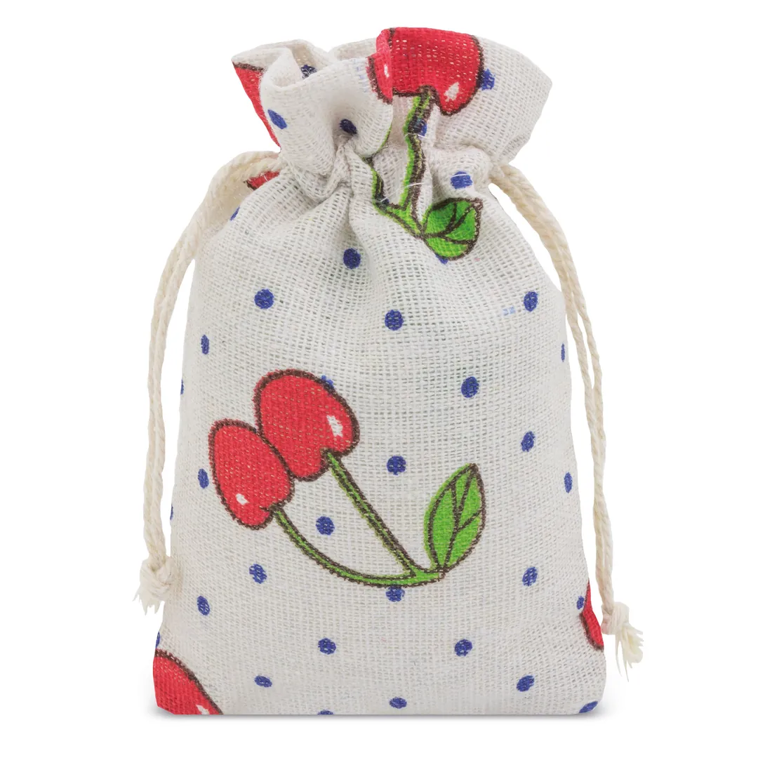 Producto personalizable Bolsa De Algodón Cerezas