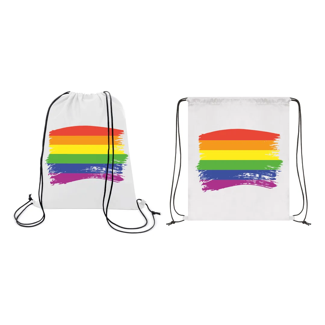Producto personalizable Bolsa Mochila Poliester Arcoíris Altek