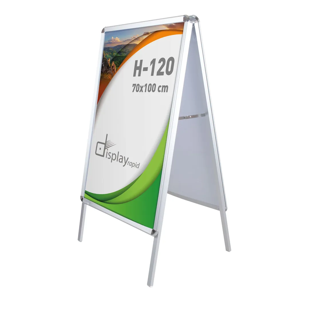Producto personalizable Caballete Aluminio 70X100 2 Caras "Xira"