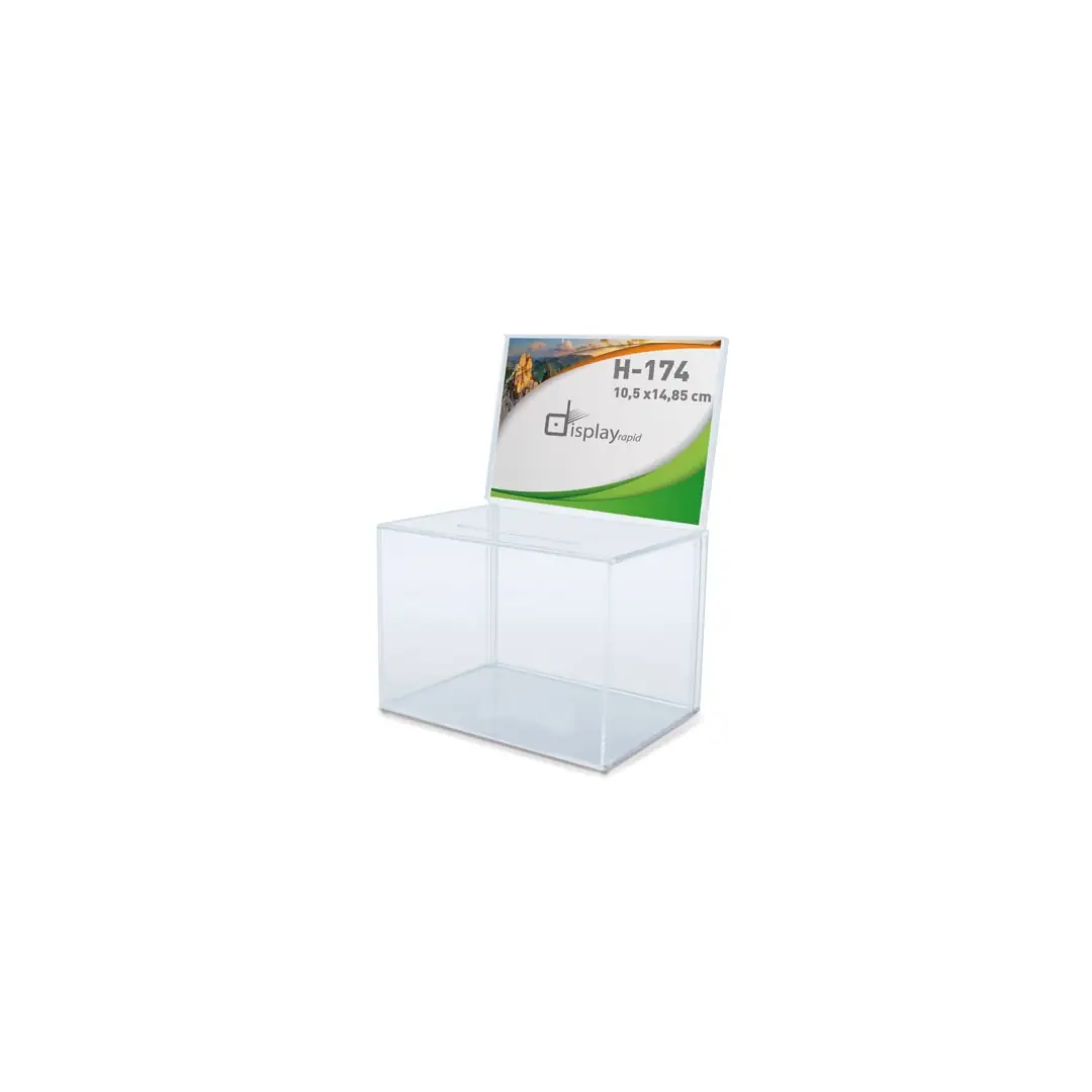 Producto personalizable Urna Portagrafica A6 Sin Cerradura "Election"
