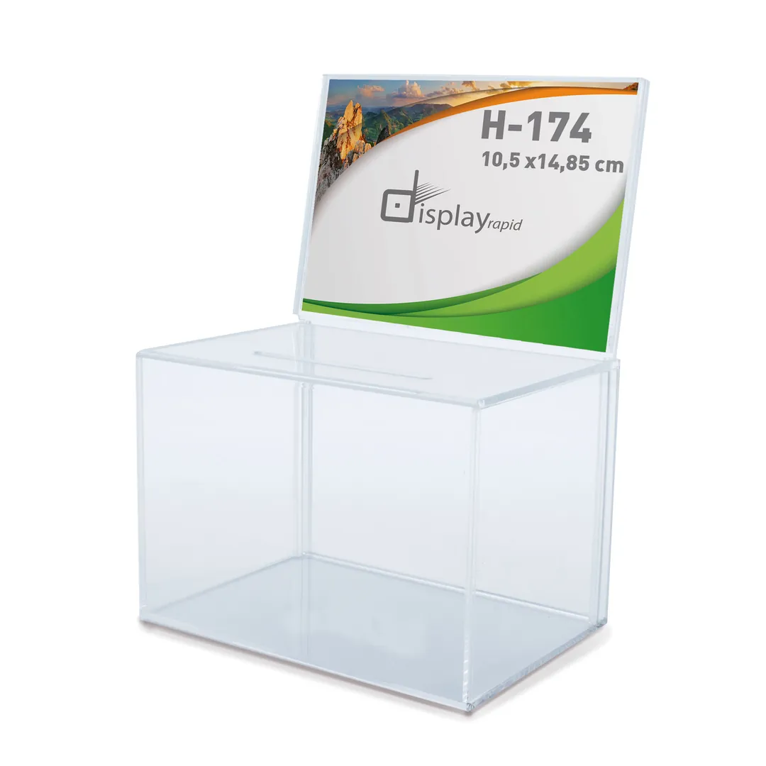 Producto personalizable Urna Portagrafica A6 Sin Cerradura "Election"