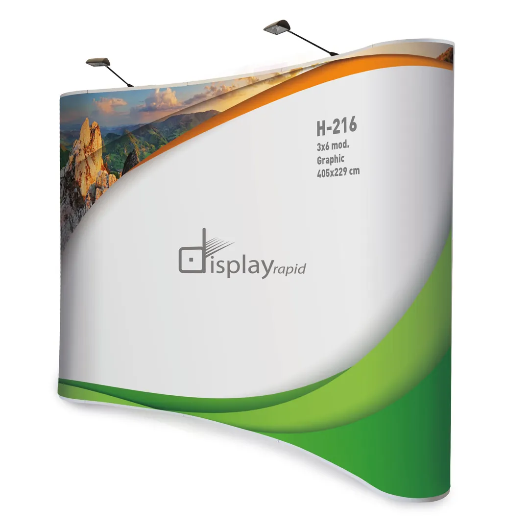 Producto personalizable Pop Up Iman 4X3 Curvado "Talvan"