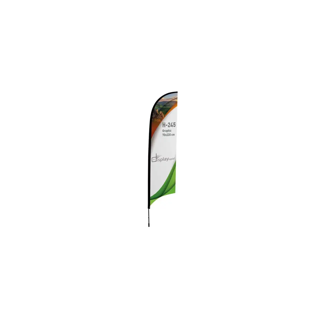Producto personalizable Soporte Bandera Forma Pluma 2 M