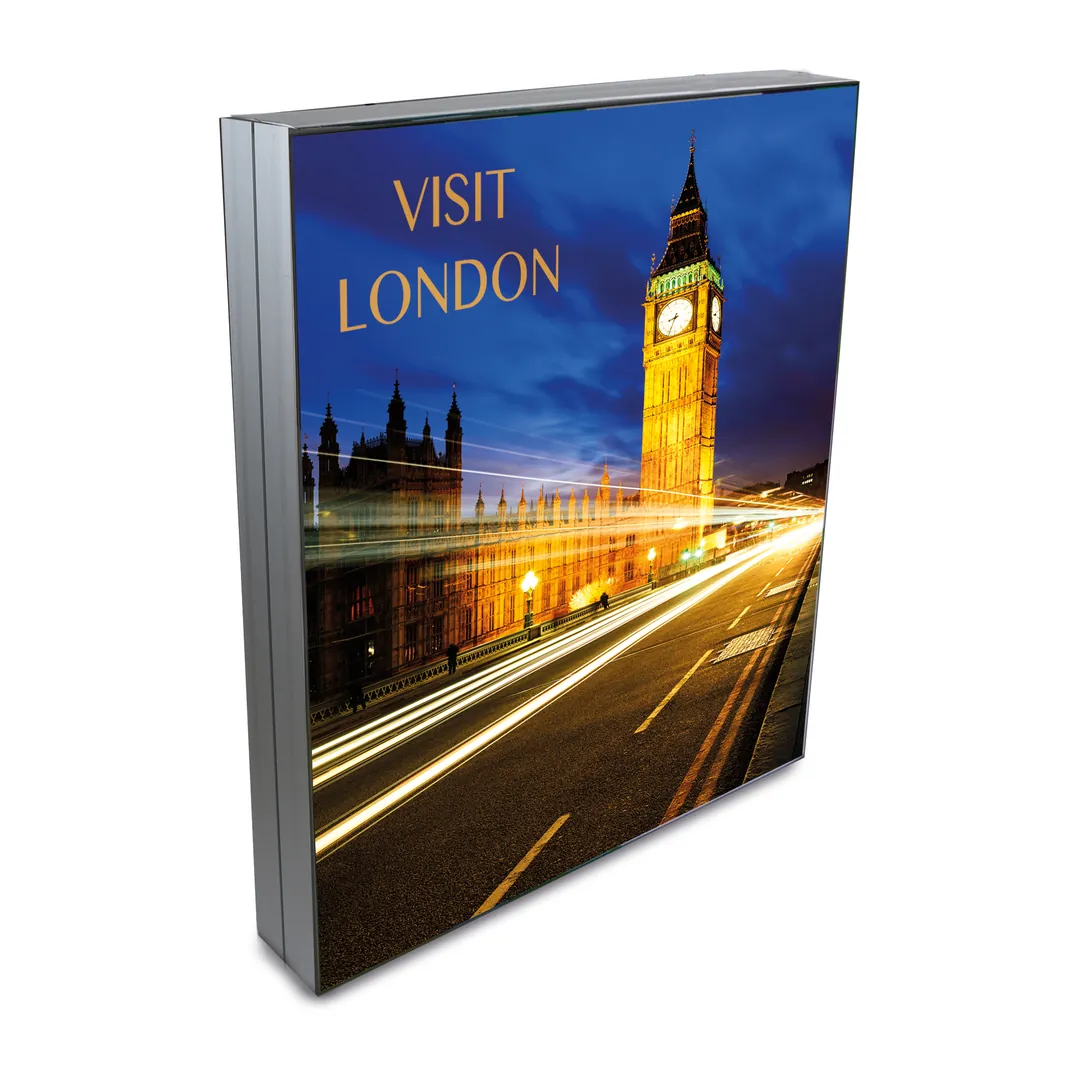 Producto personalizable Marco LED Doble Cara Chimo 60x70 Cm | Publicidad para Retail y Eventos B2B