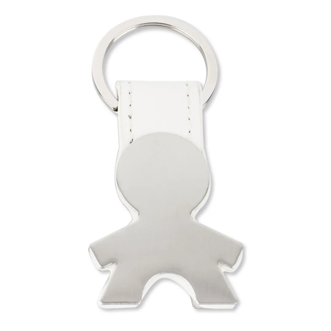 Producto personalizable Llavero Metalico Forma Niño