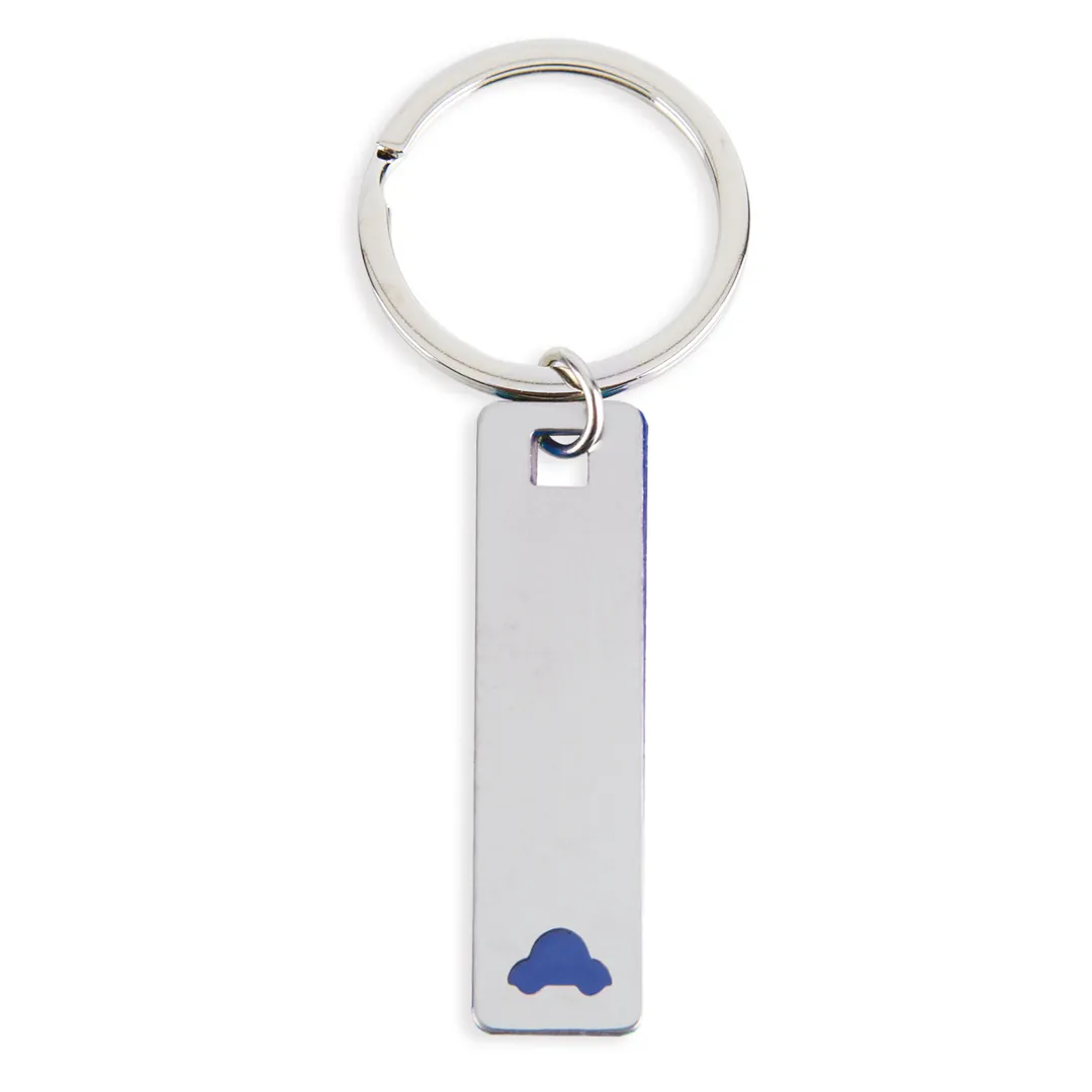 Producto personalizable Llavero Alargado Coche