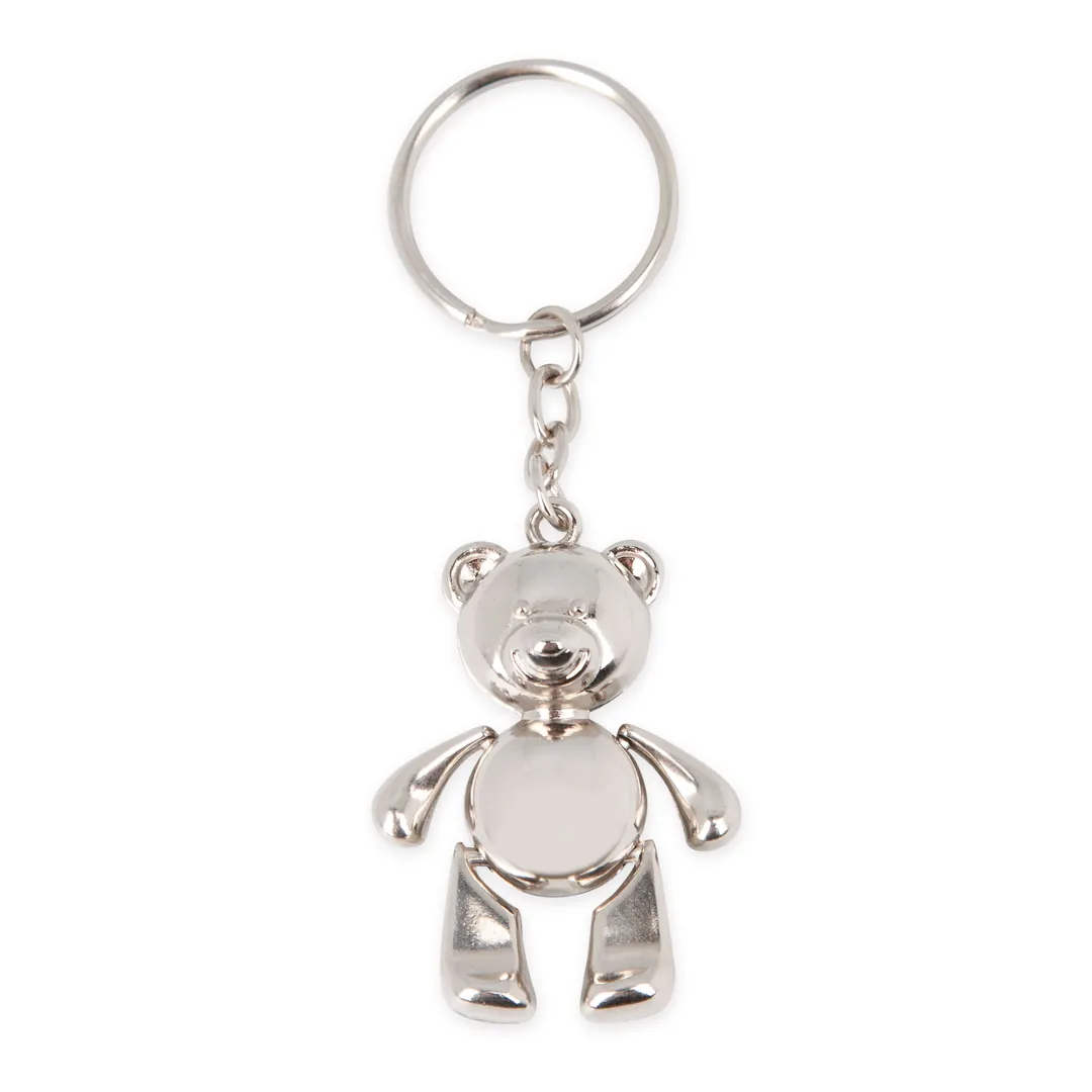 Producto personalizable Llavero Metalico Teddy