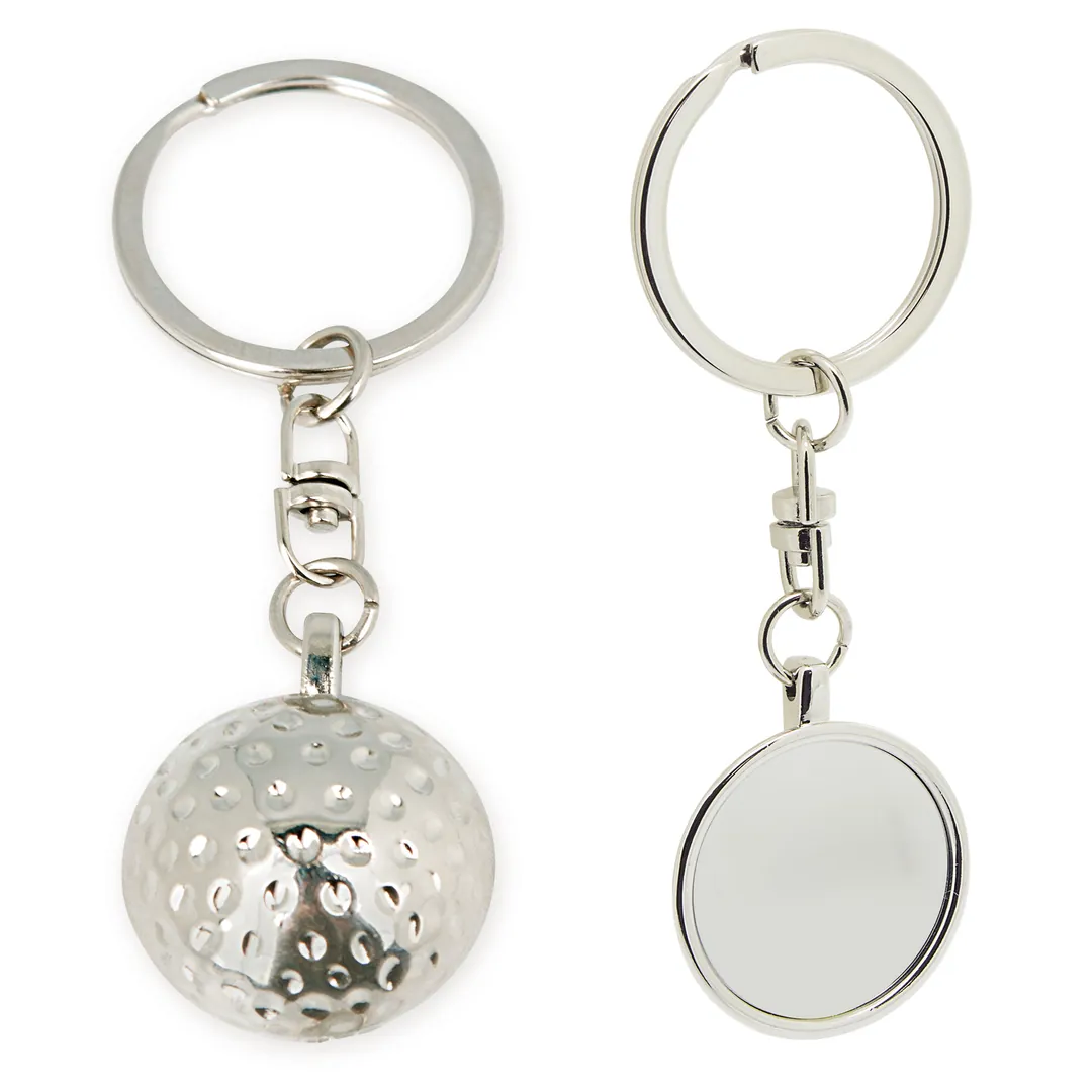 Producto personalizable Llavero Metalico Golf