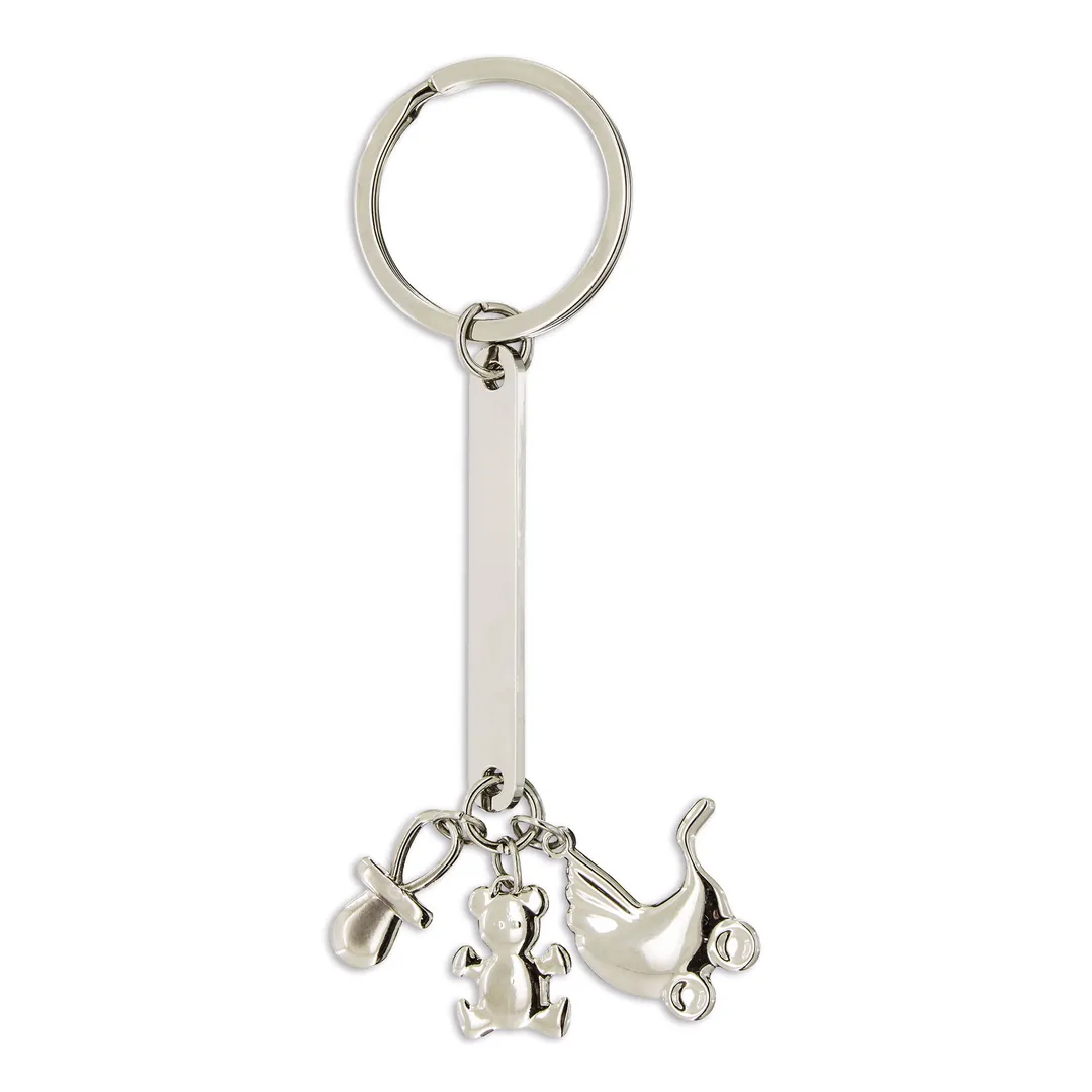 Producto personalizable Llav. Metal. "Charming" Bautizo