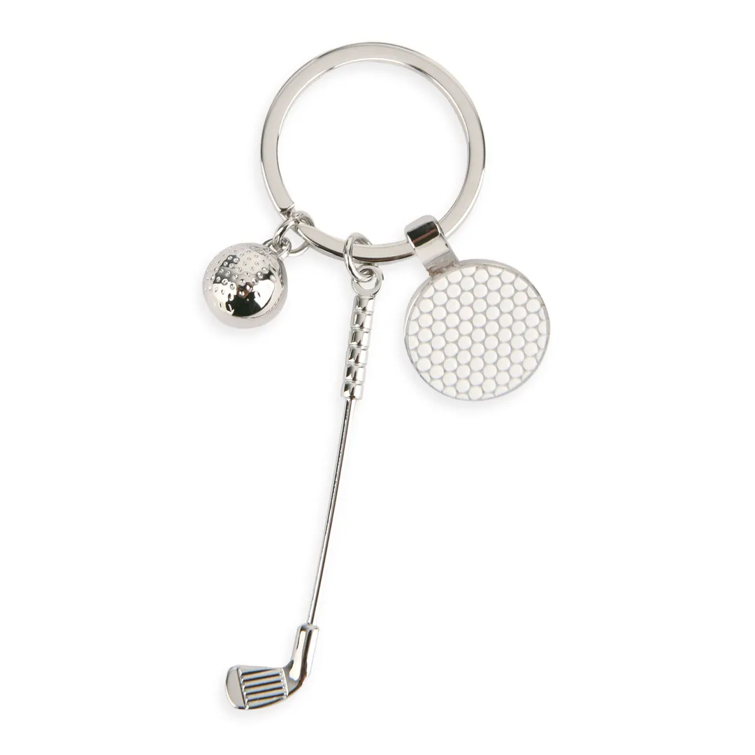 Producto personalizable Llavero Metalico Juego Golf