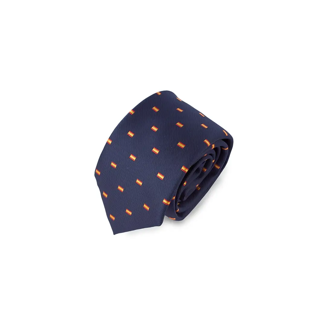 Producto personalizable Corbata Bandera España Marino