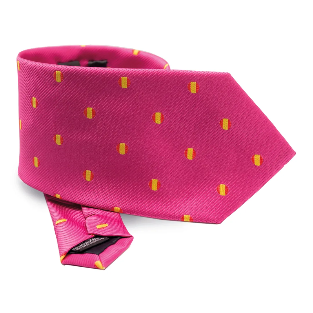 Producto personalizable Corbata Microfibra Spain Flag Rs