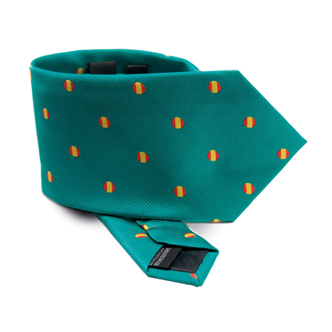 Producto personalizable Corbata Microfibra Spain Flag Ve