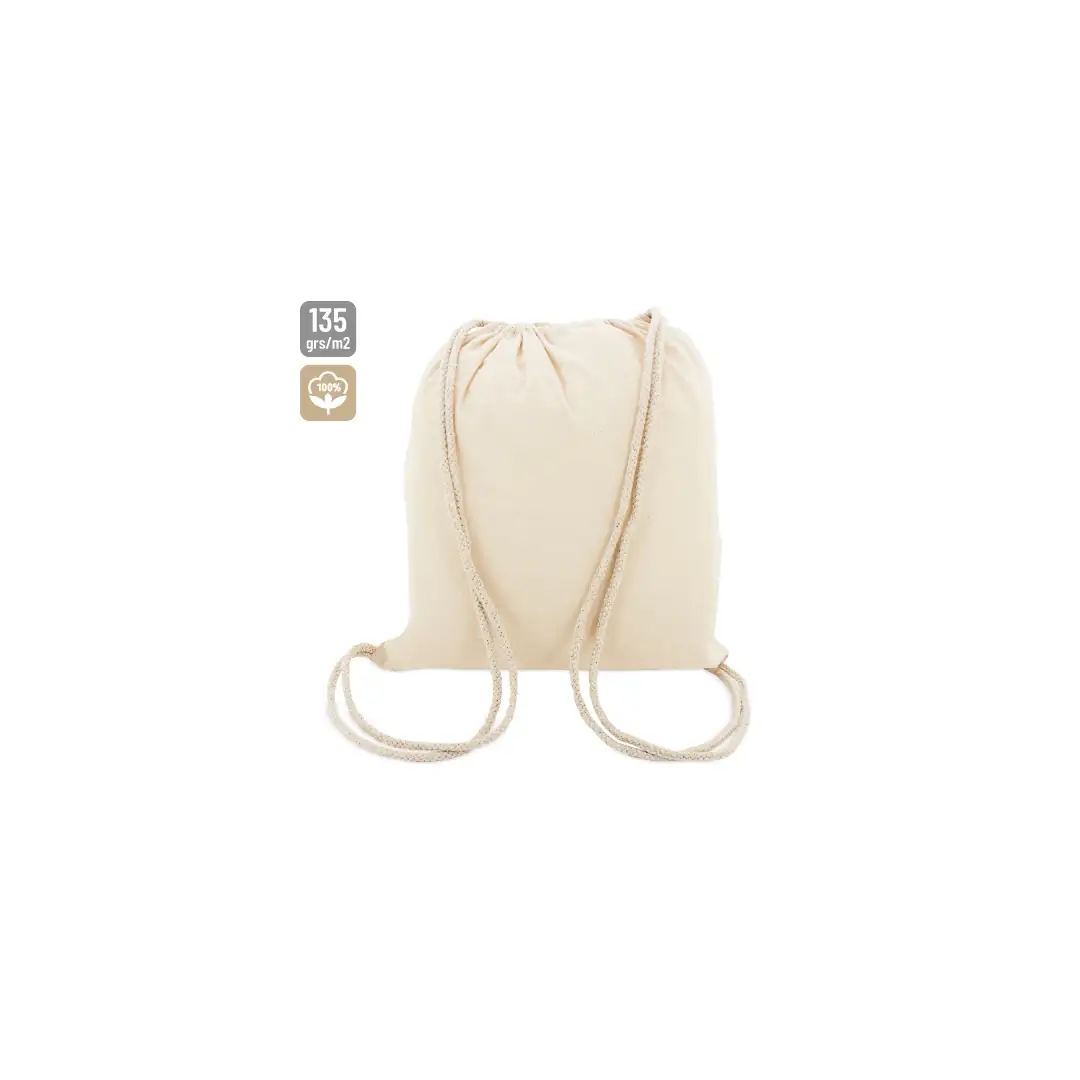 Producto personalizable Bolsa Mochila Algodon "Assam"