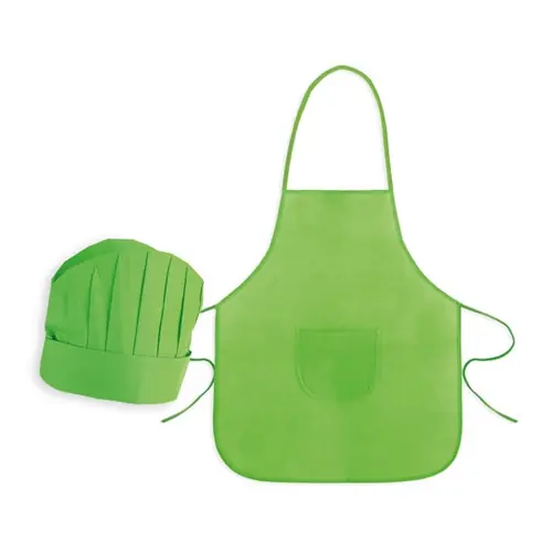 Variante de producto Set Delantal Y Gorro Infant Nwblanco