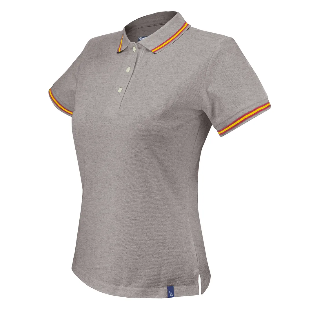 Producto personalizable Polo Bandera Mujer Pierre Delone "Azur"