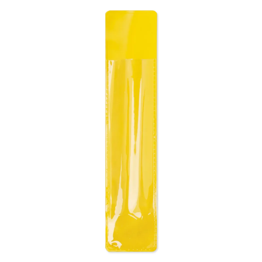 Producto personalizable Funda Boligrafo Pvc Amarillo