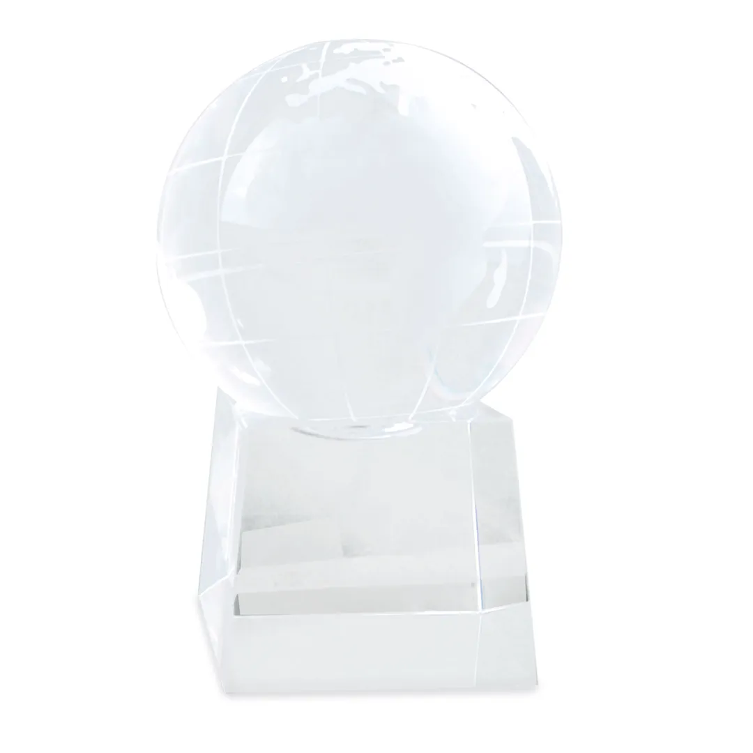 Producto personalizable Cristal Bola Mundo Grande "Orbe"