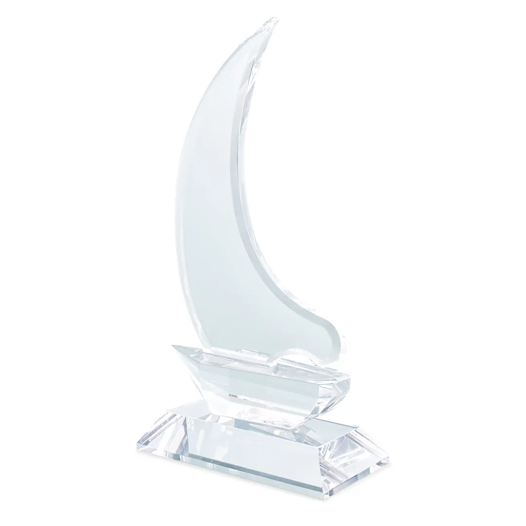 Producto personalizable Cristal Forma Barco "Nao"