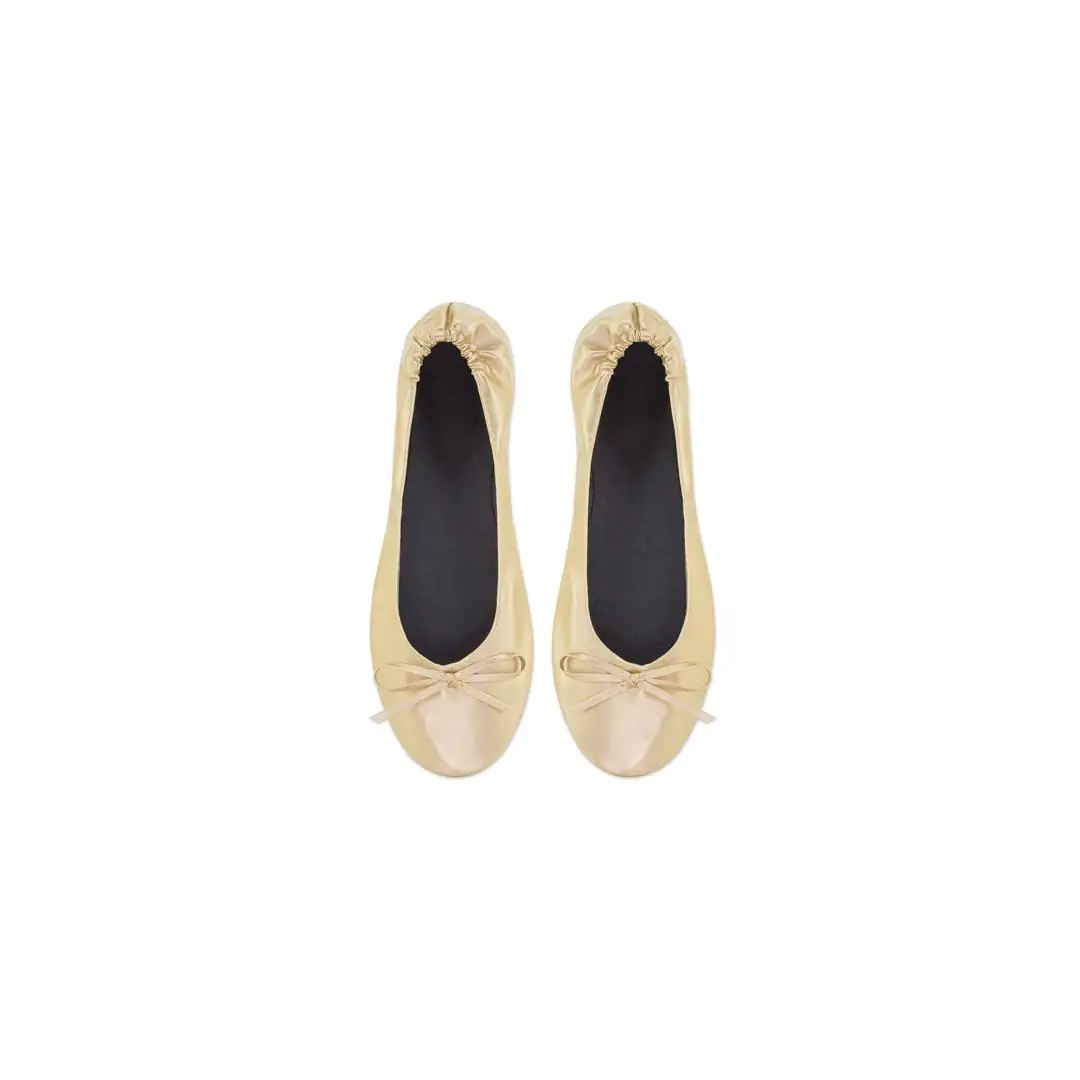 Variante de producto Zapatilla Plegable Oro (12 Pares) "Ballet"
