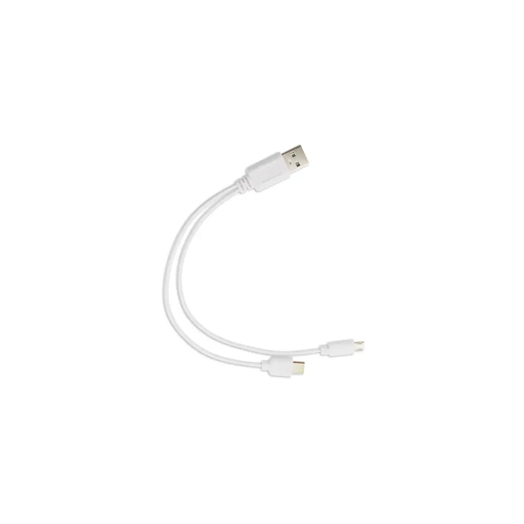 Producto personalizable Cargador Conexion Micro Usbreon Blanco