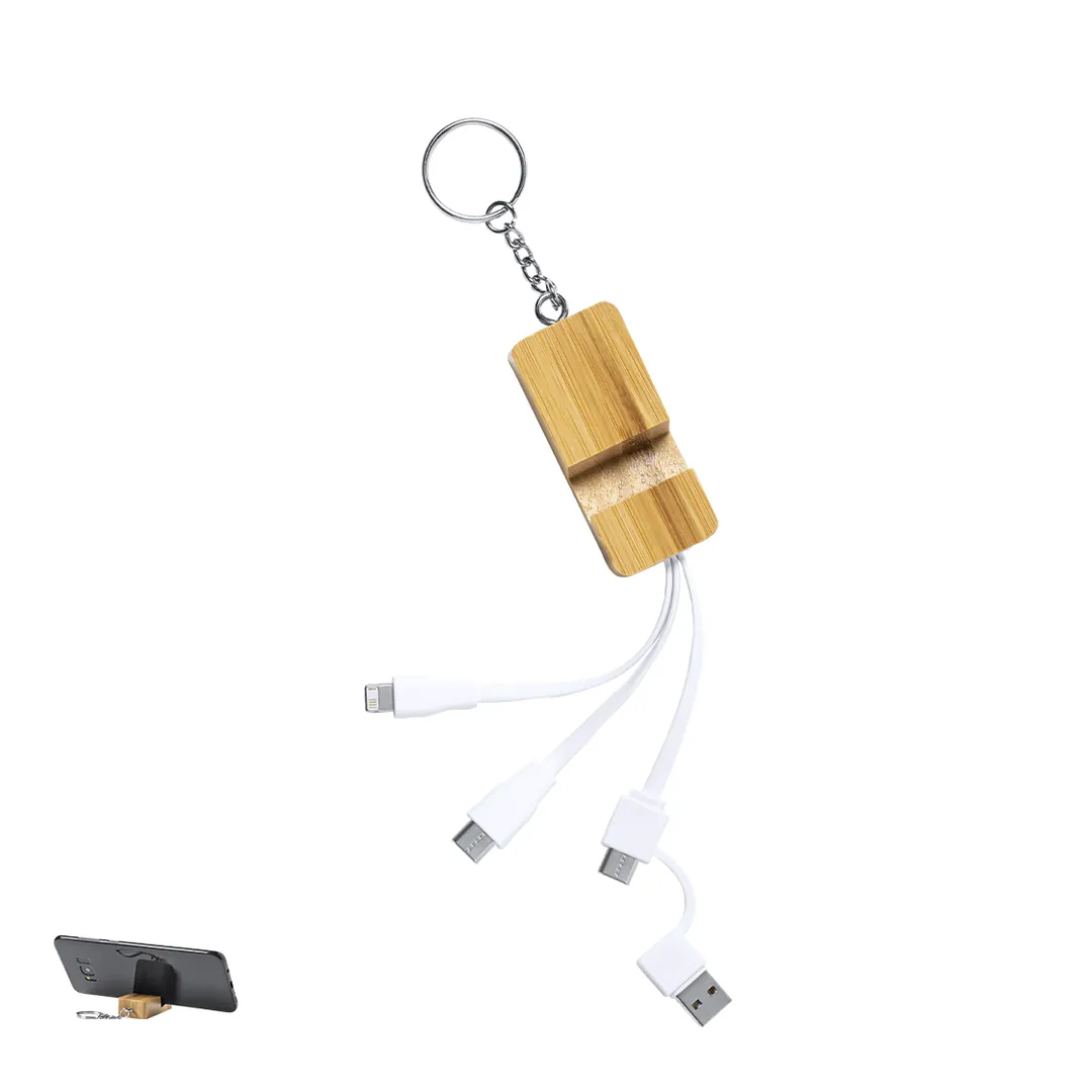 Producto personalizable Cable Cargador Multifunción Drusek