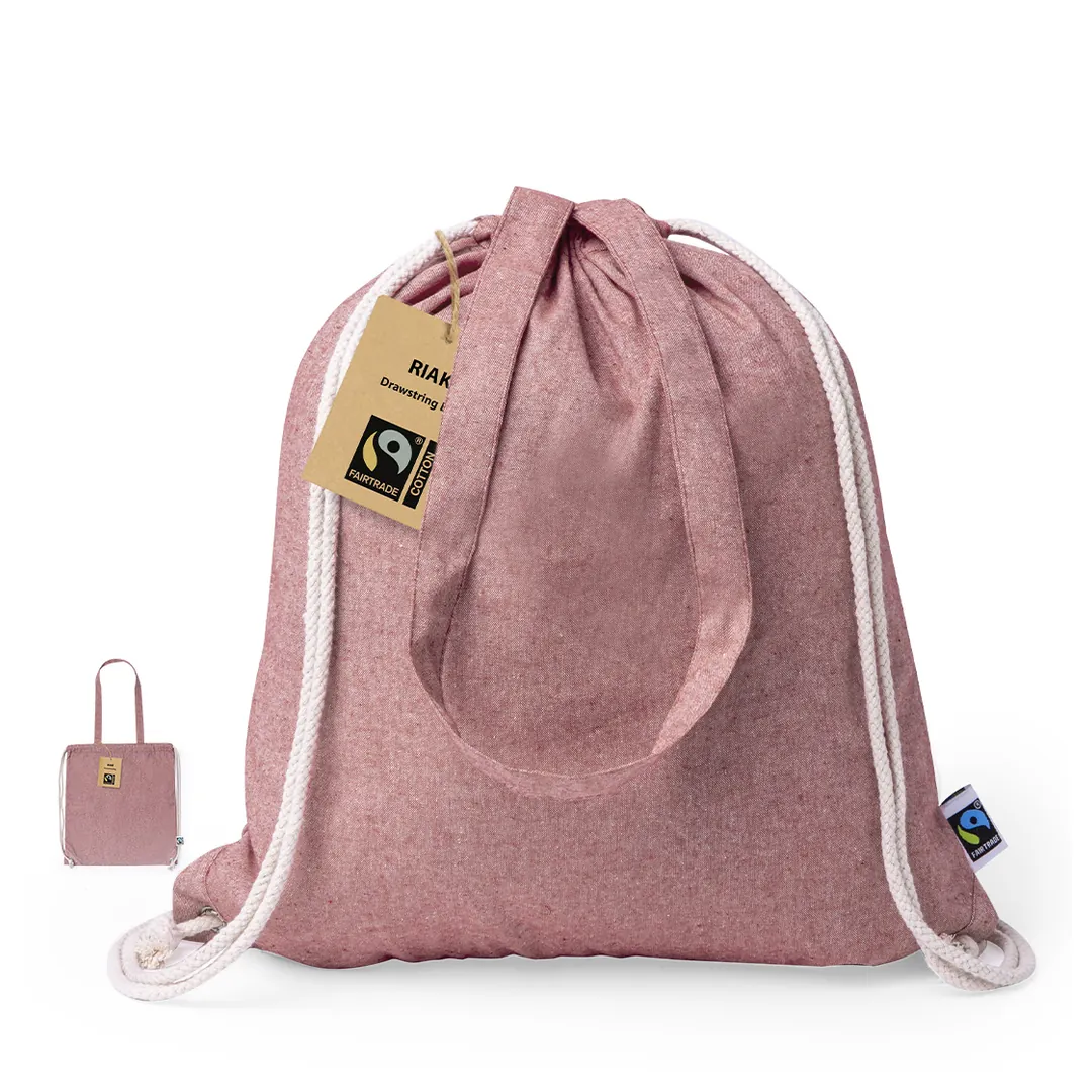 Producto personalizable Bolsa Mochila Riak Fairtrade