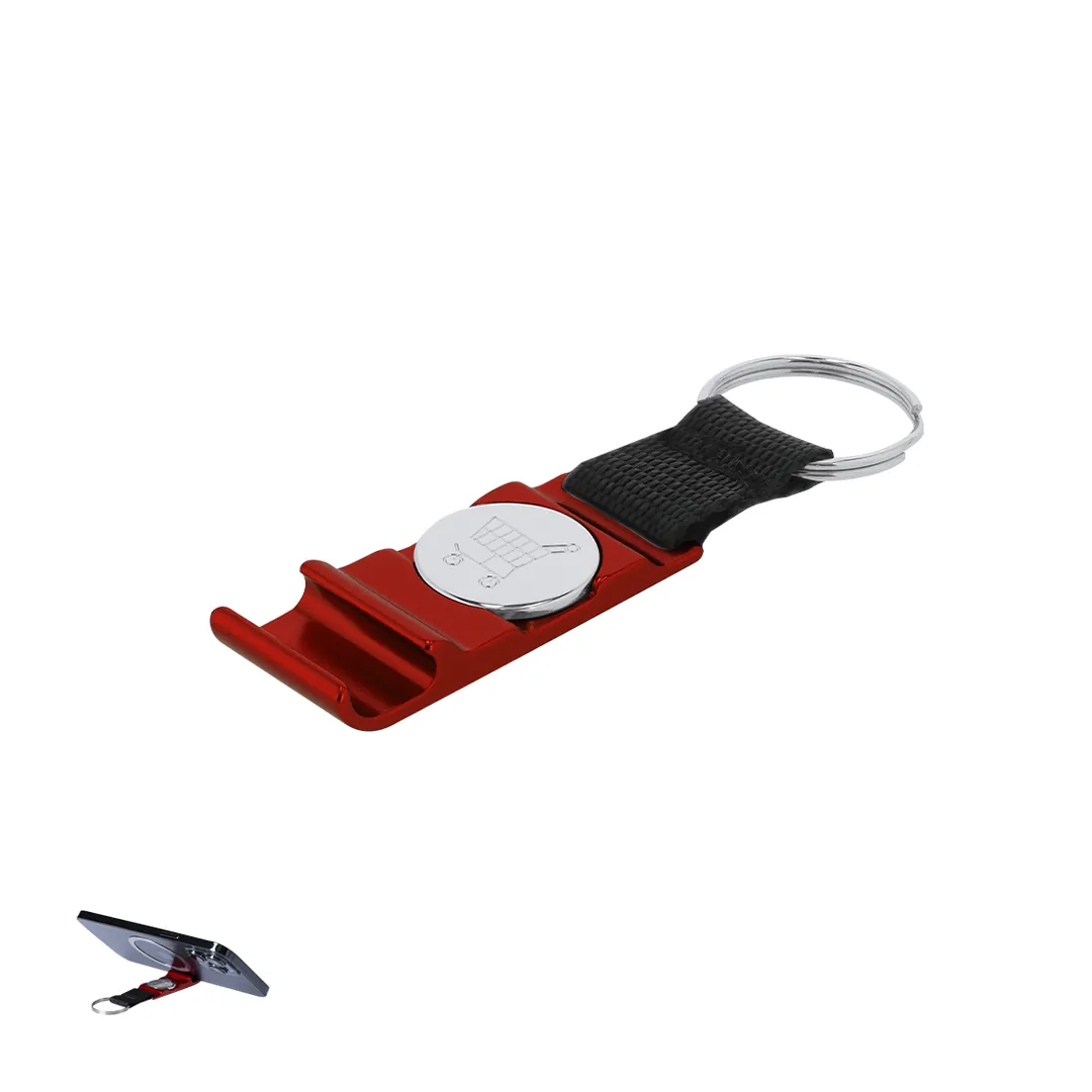 Producto personalizable Llavero Moneda Soporte Nevin