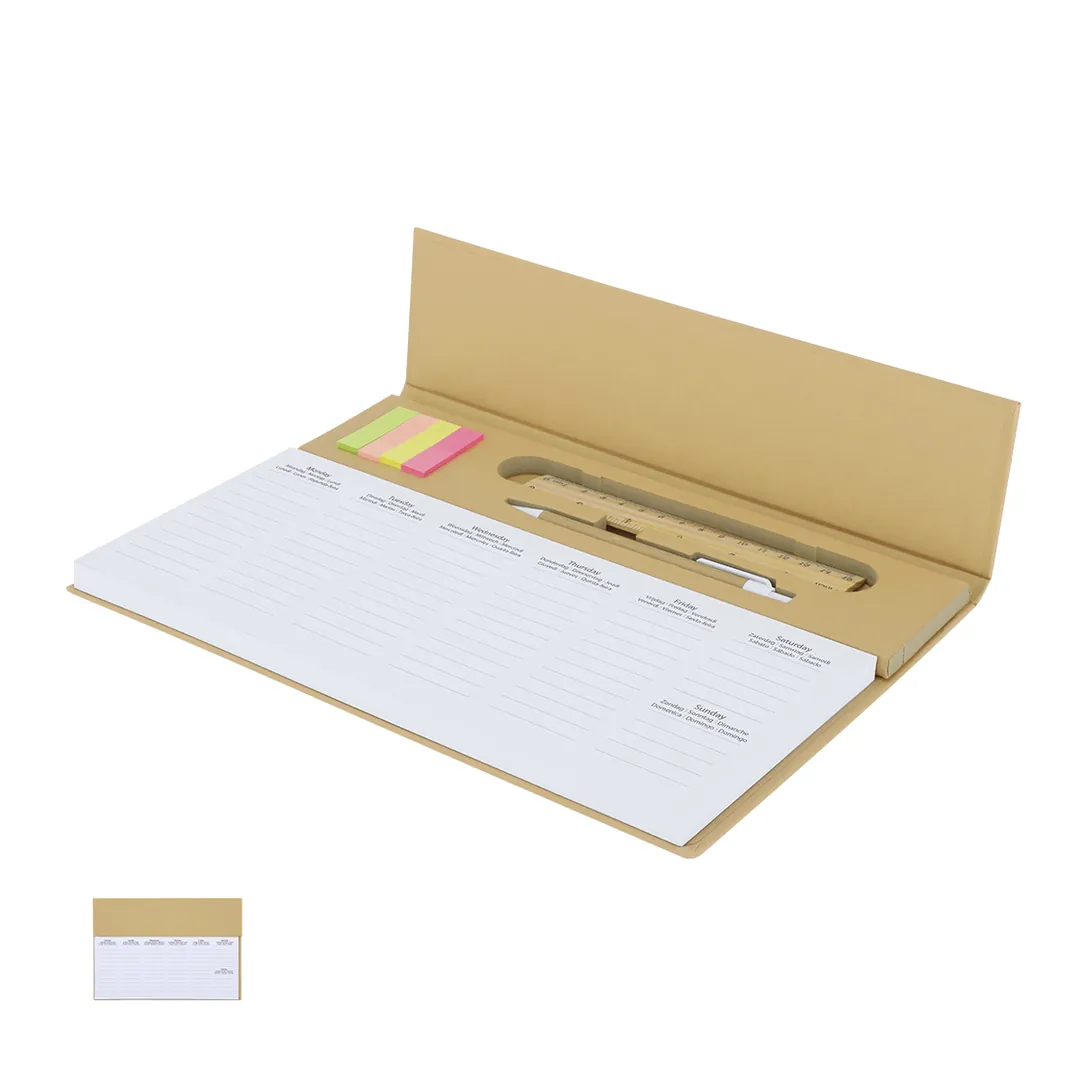 Producto personalizable Planificador Semanal Isan