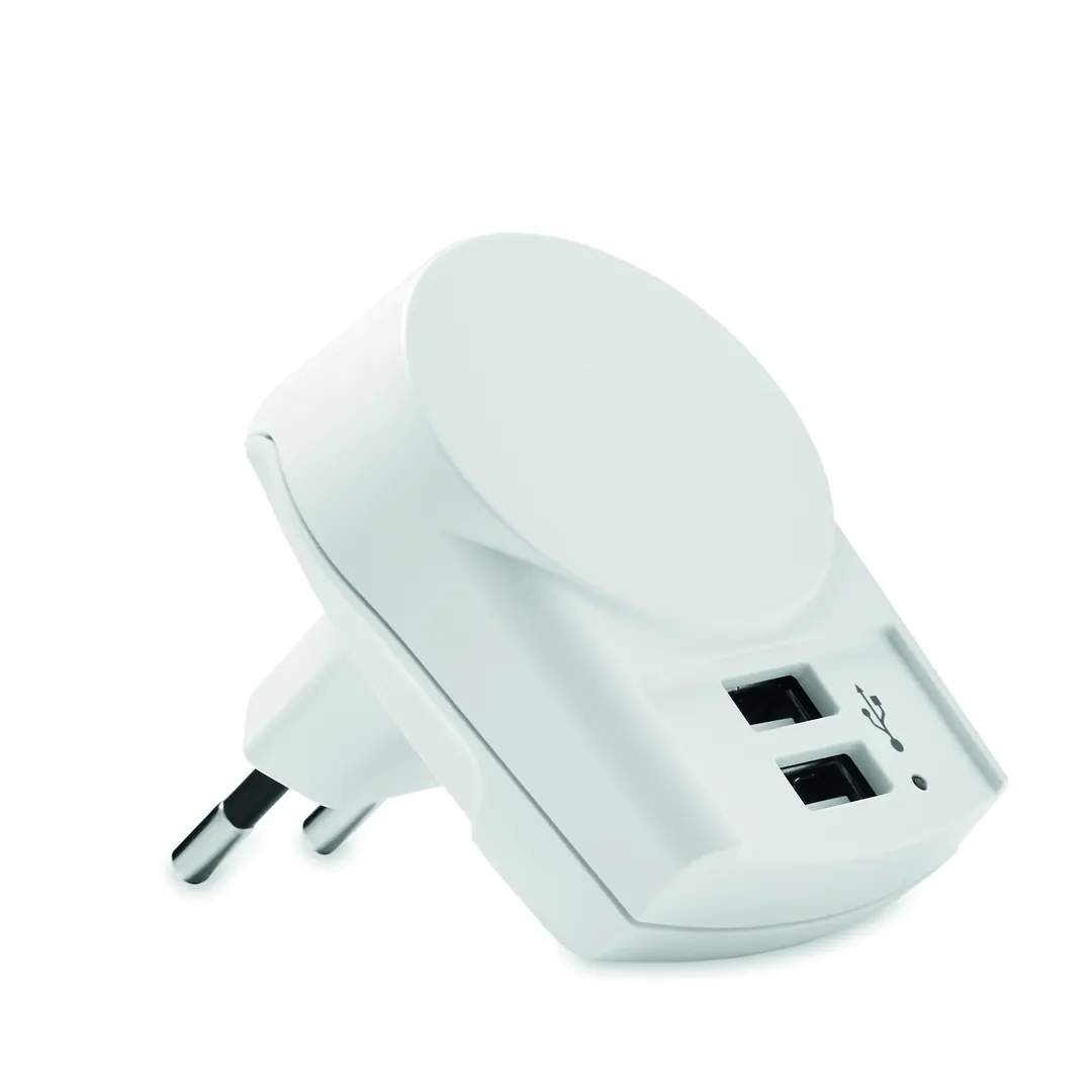Producto personalizable EURO USB CHARGER 2XA